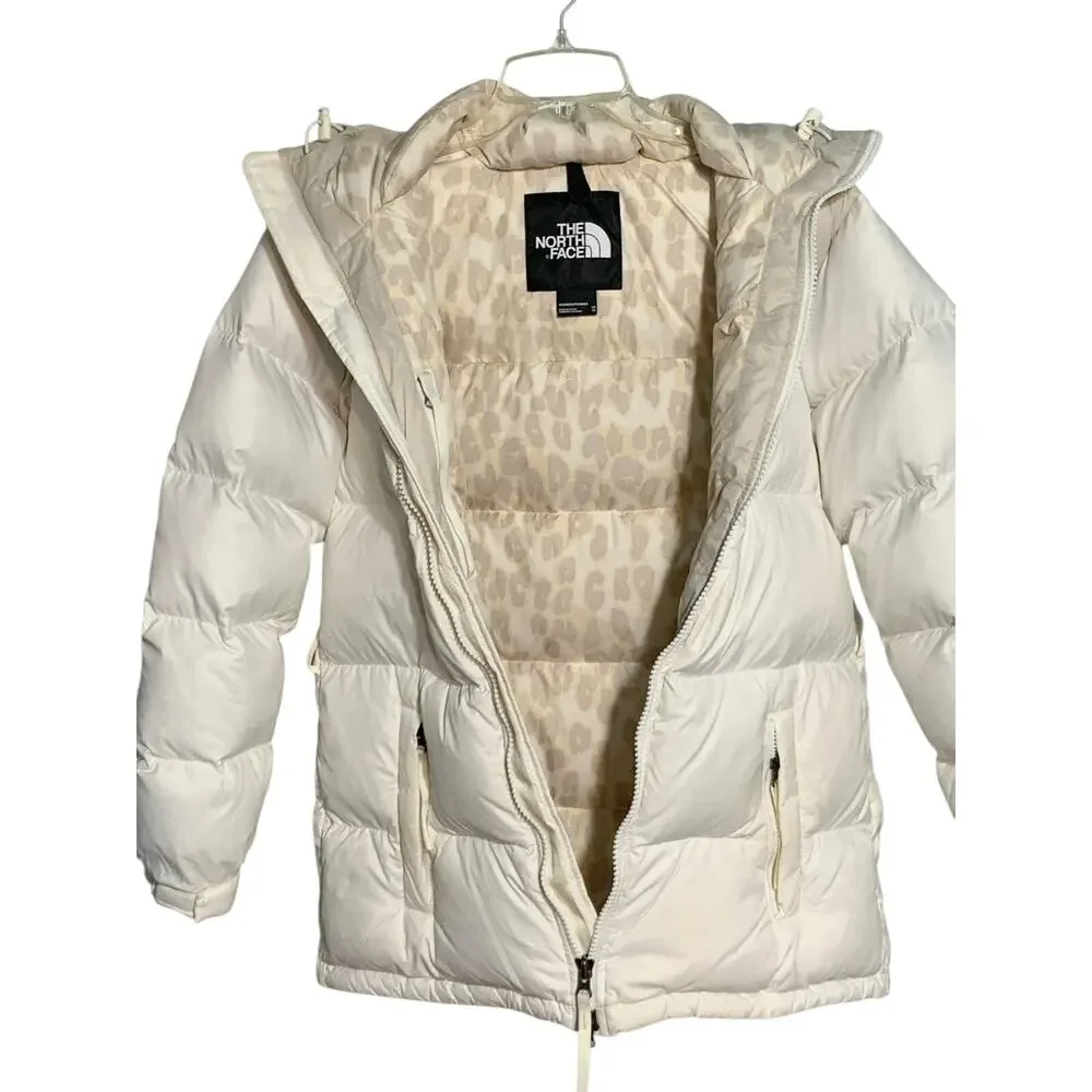 The North Face Nuptse Mid 700-Down Insulated Hooded Jacket Womens XS NO BELT - Picture 6 of 9
